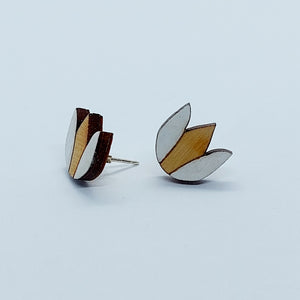 Tulip Stud - White