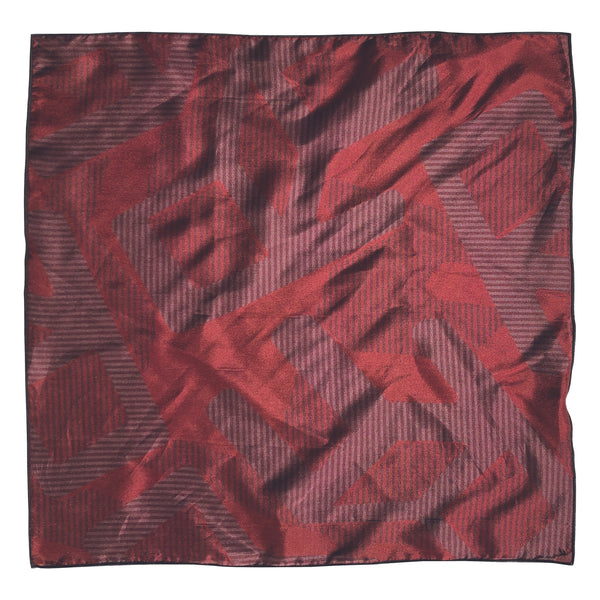 Cognac bordeaux Abstract Foulard